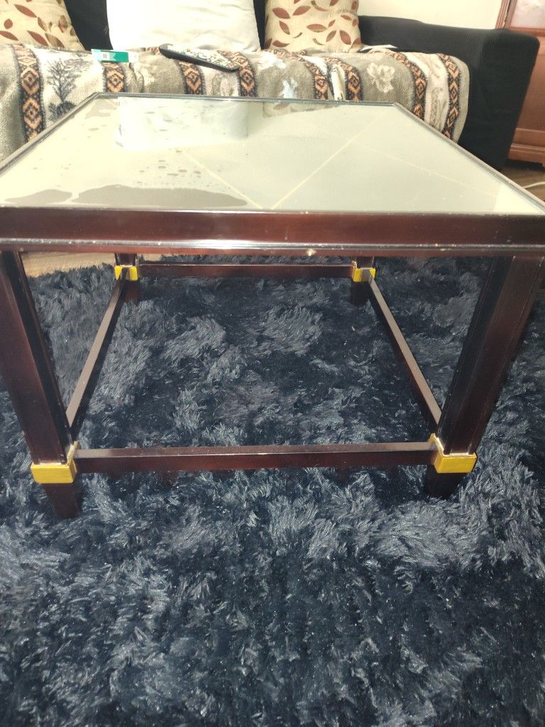 Glass Top Coffee Table