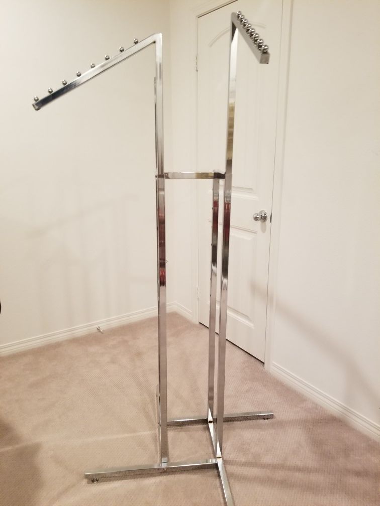 2 Clothing Rack Chrome