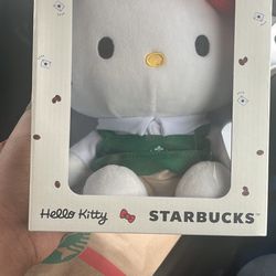 hello Kitty X Starbucks Collab Plushie