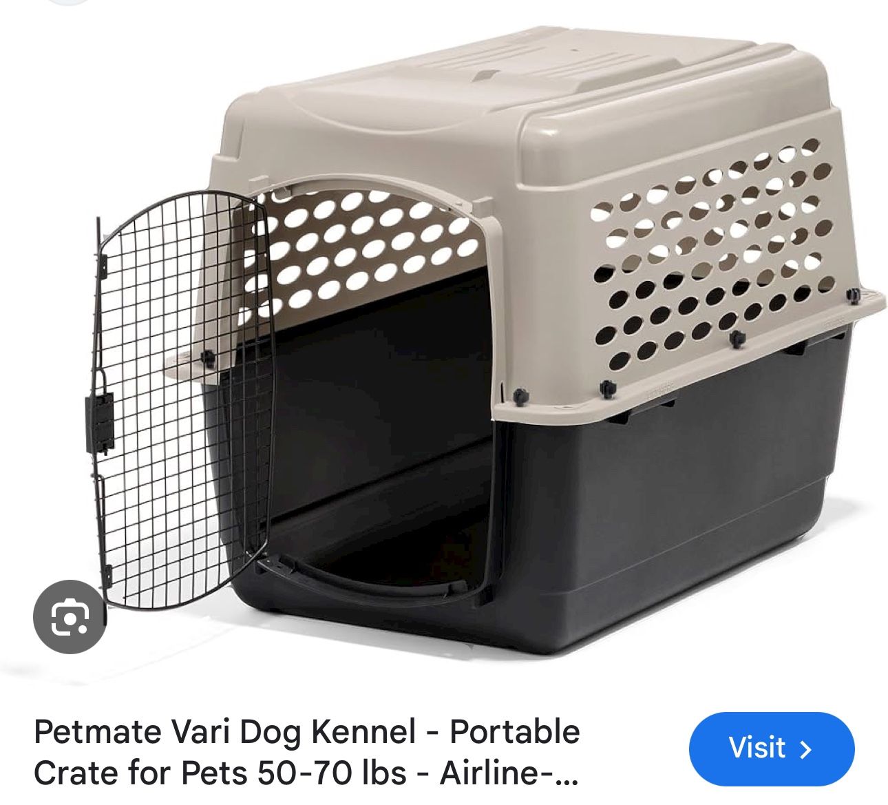 PetMate Vari portable dog crate - 50-70lb dog