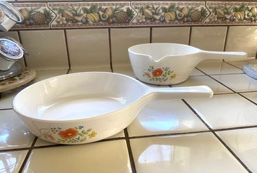 Vintage Wildflower Corning Ware (set of 2)