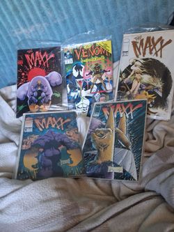 Five comic books