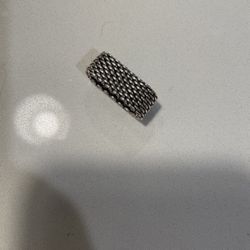 Tiffany Sterling Silver Ring  Size 5