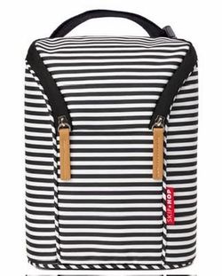 Skip Hop Insulated Breastmilk Cooler And Double Baby Bottle Bag