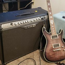 Amp And Guitar