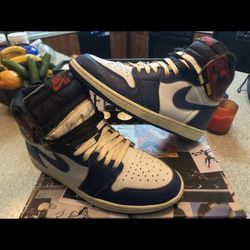 Union Air Jordan 1 Storm Blue Size 11