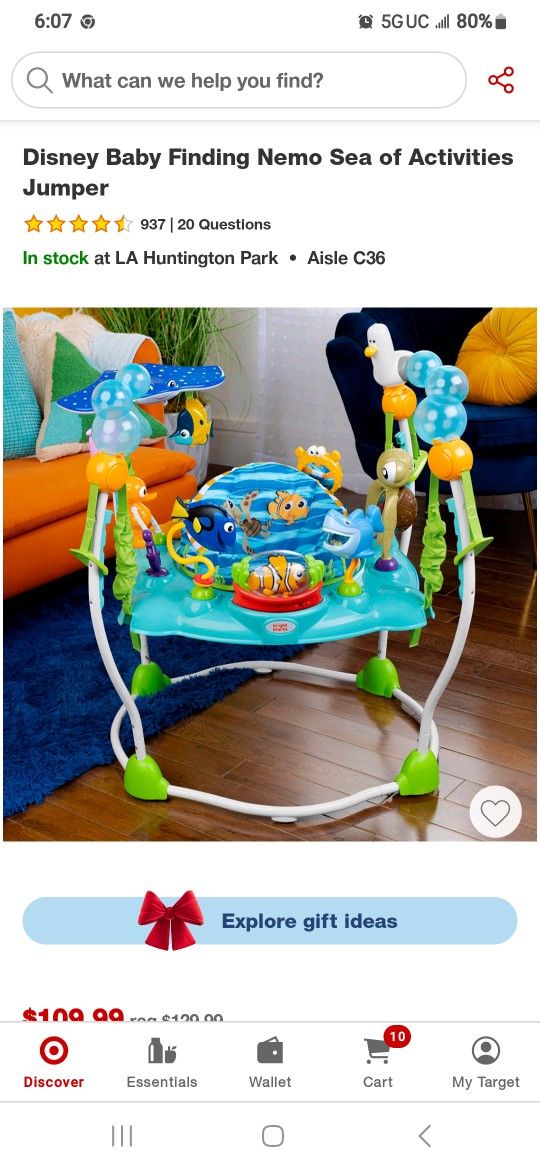 Finding Nemo Baby Jumper