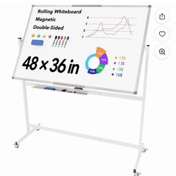 Mobile white board brand new 60$