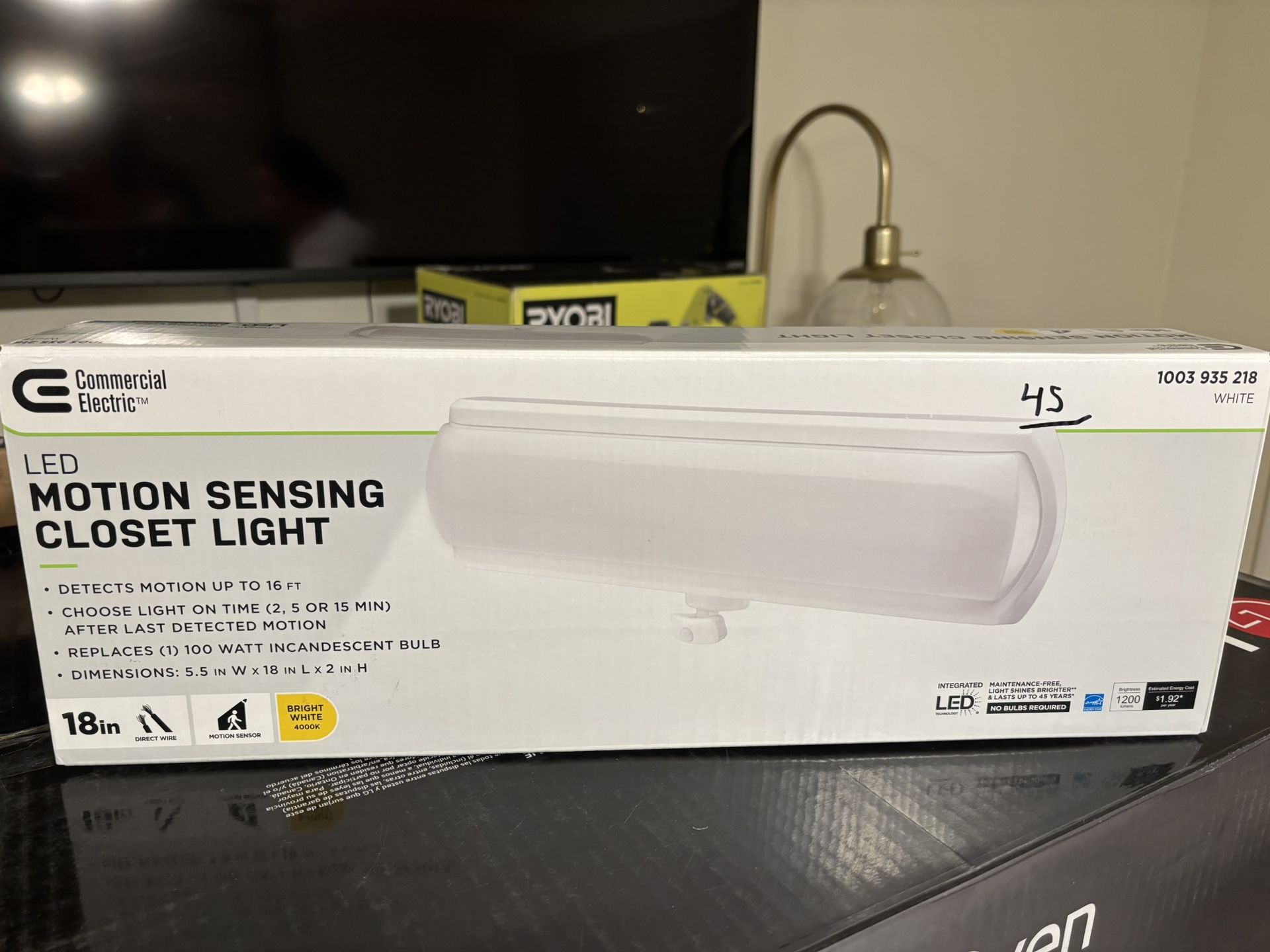 Commercial Electric LED Motion Sensing Closet Light