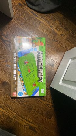 Minecraft Arcade Air Hockey Game