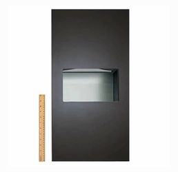 Recessed Paper Towel Dispensers 2 units- Black retails is $700