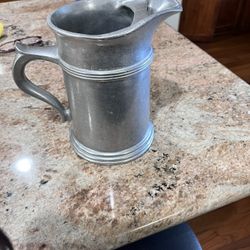 Pewter Pitcher