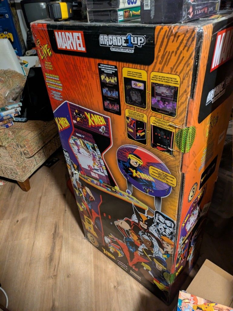 X Men Arcade 1up With Stool