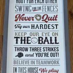 Sports home decor