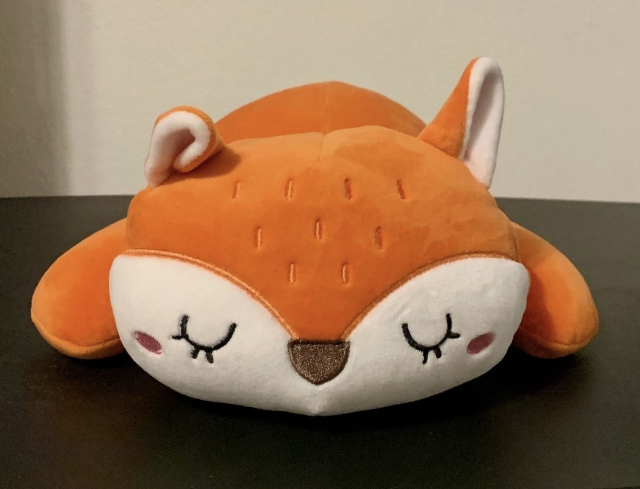 Laying Down Stuffed Animal Orange Fox 13.5in