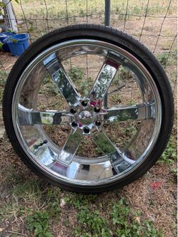Chrome Rims & Tires