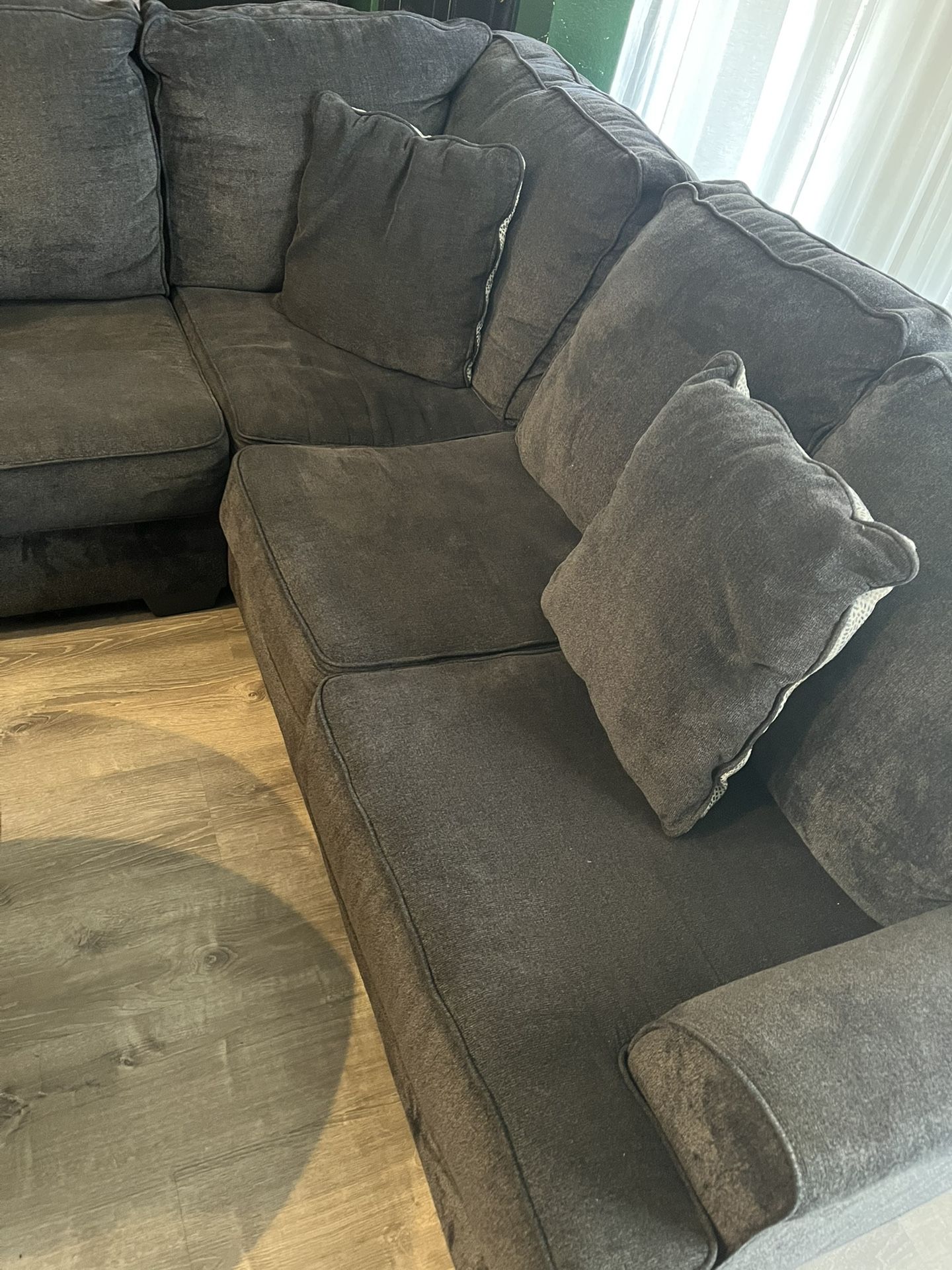 Large Grey Sectional Sofa 