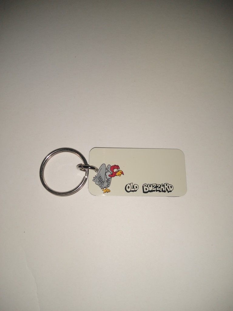 New. Old Buzzard. Keychain