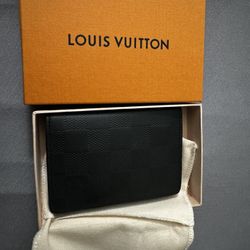 Louis Vuitton Wallet Pocket Organizer (Onyx Damier Infini) 