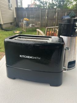 KitchenSmith 2-Slice Toaster – Black, Fully Functional  Hamilton Beach Electric Can Opener – Stainless Steel
