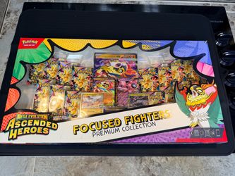 Pokémon Mega Evolution Ascended Heroes Focused Fighters Premium Collection