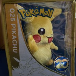 Brand New 20th Anniversary Pikachu Plushie
