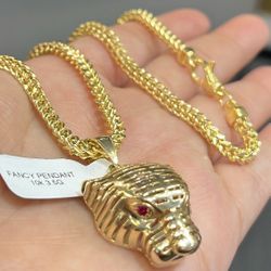 Franco Chain And Pendant 