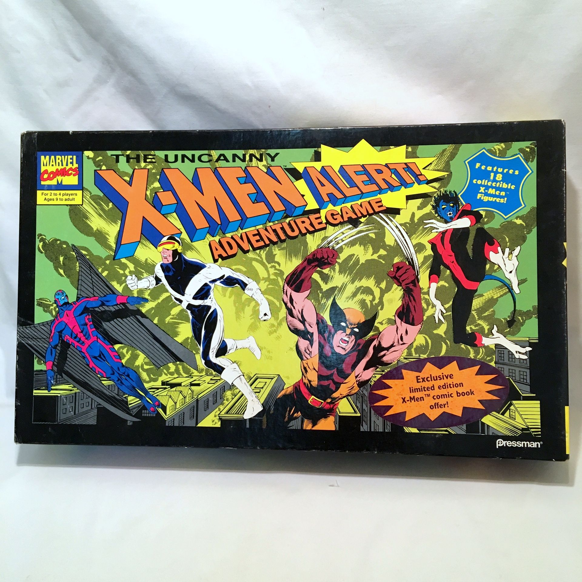 Uncanny X-Men Alert! Adventure Board Game COMPLETE