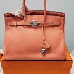 Birkin 35  Taurillion Clemence Hermes