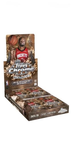 2025 Topps Chrome Cactus Jack NBA Basketball Factory Sealed Hobby Box