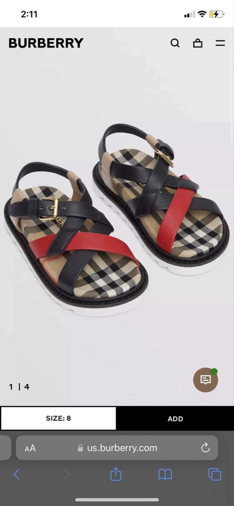 Burberry Toddler Shoes 