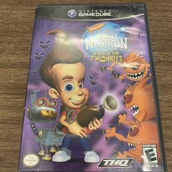 The adventures of Jimmy Neutron Boy Genius Attack of the Twonkies For Nintendo GameCube (Tested And Works Great!)