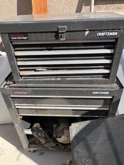 Craftsman Tool Box with misc tools