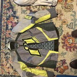 2 Motorcycle Jackets + Padded Vest