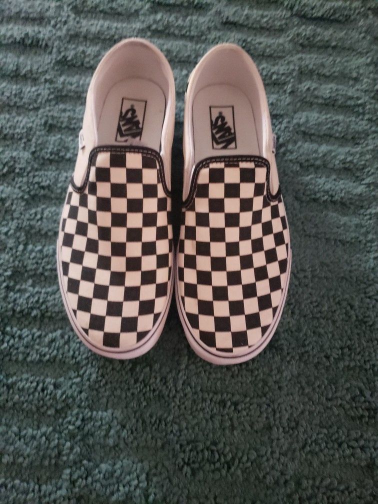 Checkered Vans Womens