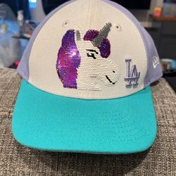 Los Angeles Dodgers - Purple & Green Unicorn Baseball Hat
