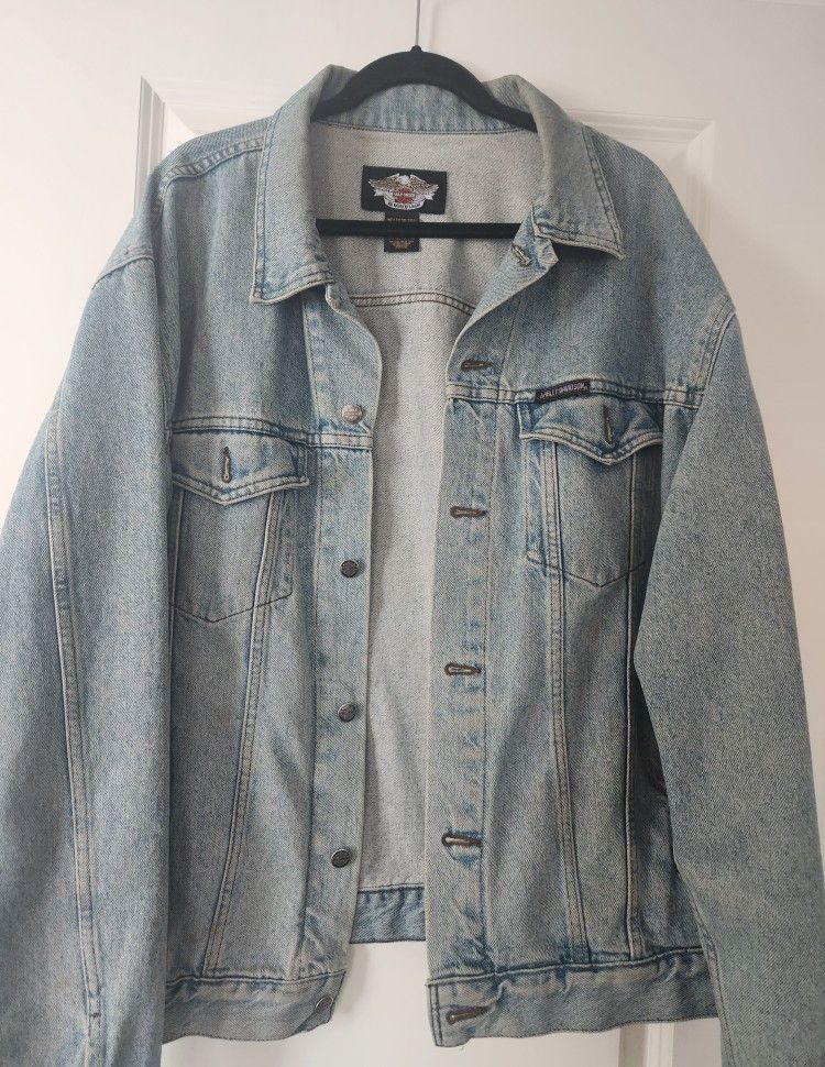Harley Davidson Denim Jacket XXL