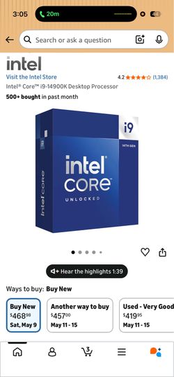Intel® Core™ i9-14900K Desktop Processor