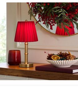 Red velvet lamp