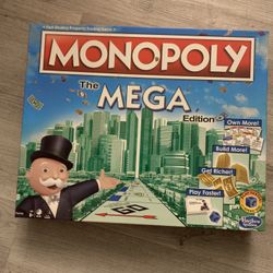 Monopoly The MEGA Edition Board Game By Hasboro - 99.99% Complete