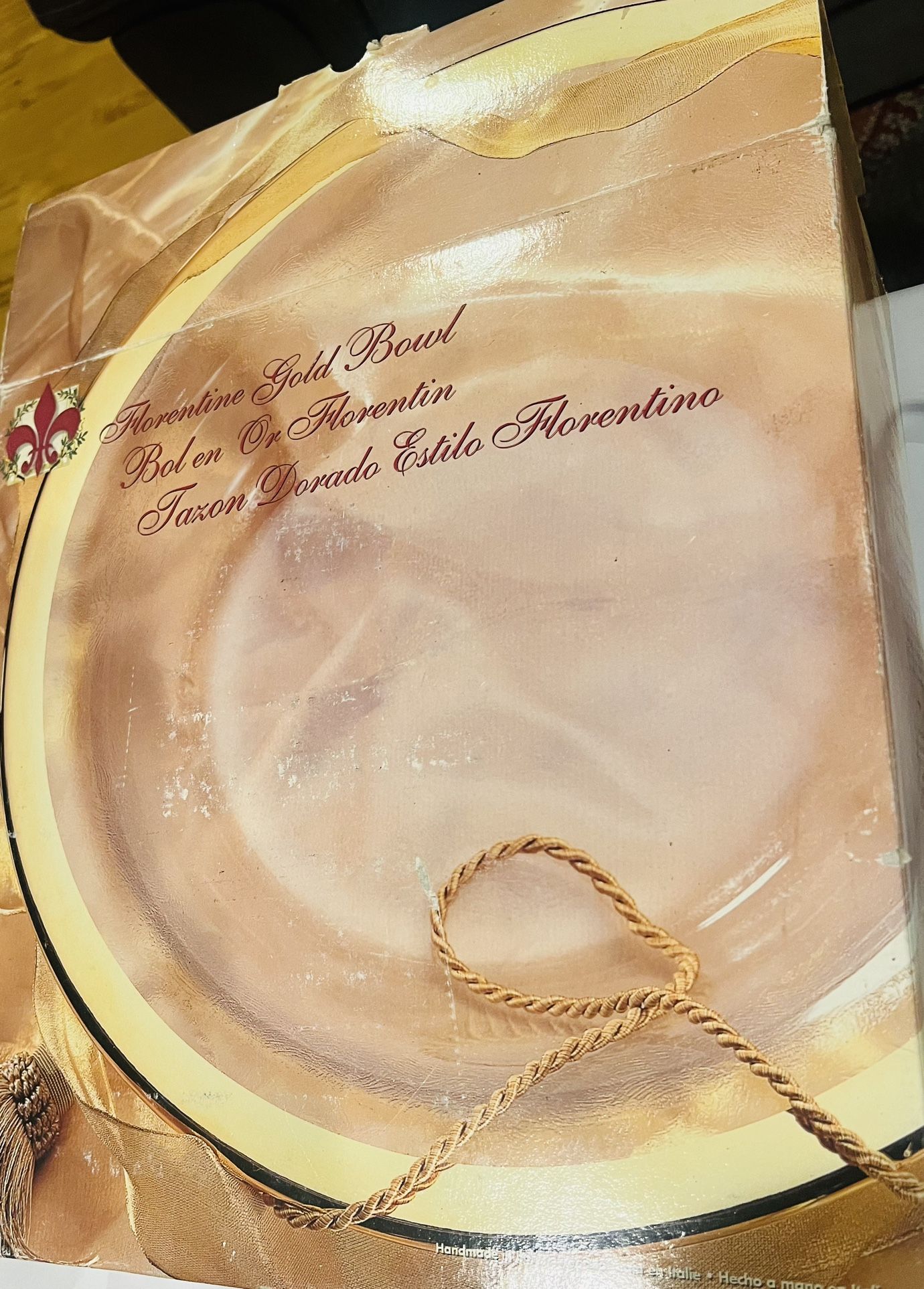 New Florentine Gold Bowl (Medium Size)