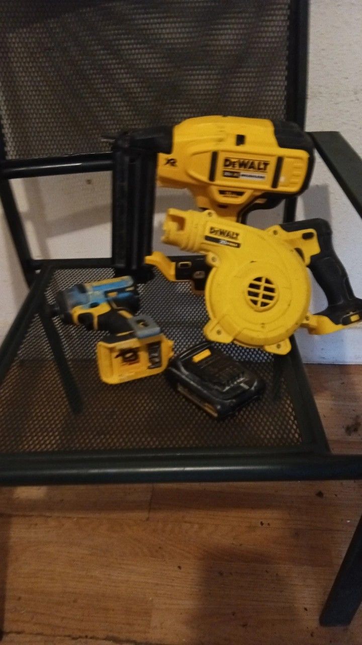 DeWalt Nail Gun ,Drill ,Air Blower