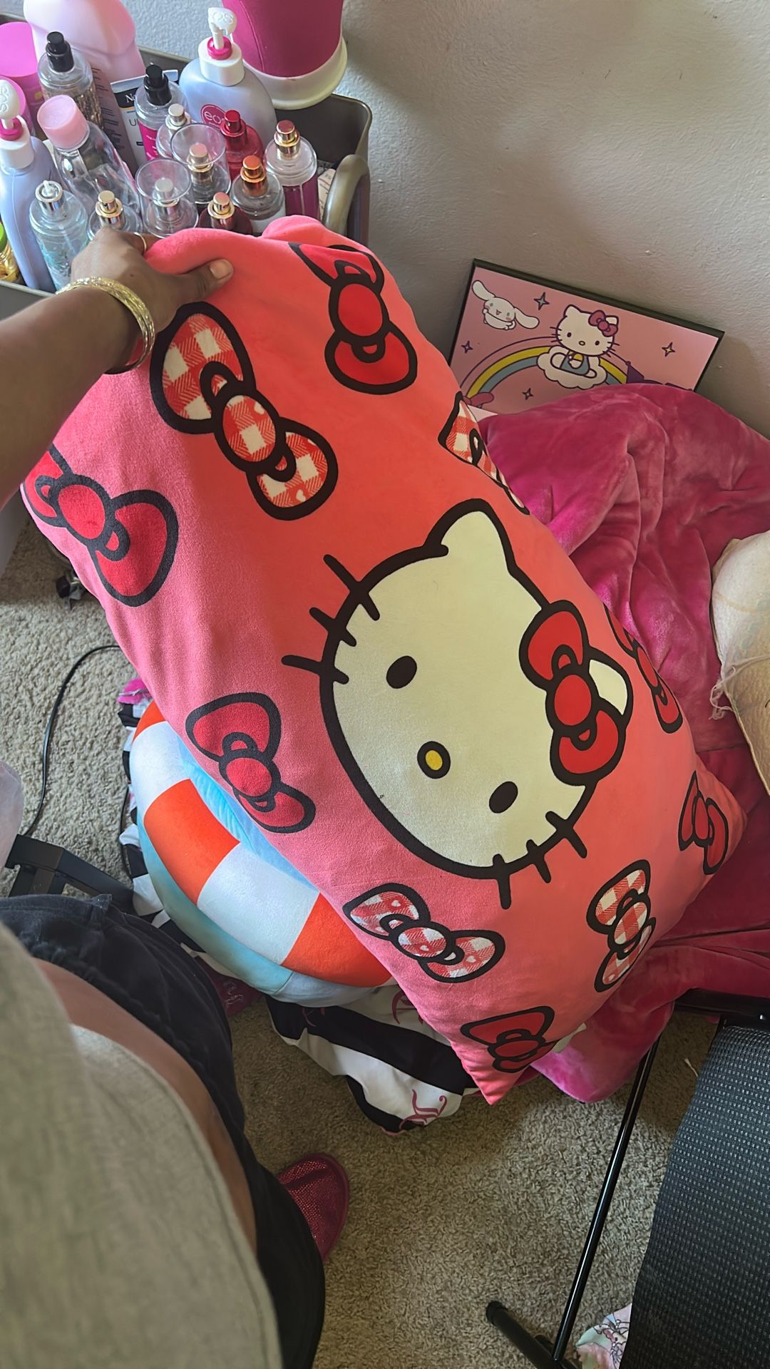 Large Hello Kitty Pillow