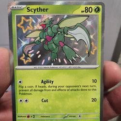 Scyther baby shiny Pokemon Card