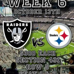 Raiders VS Steelers