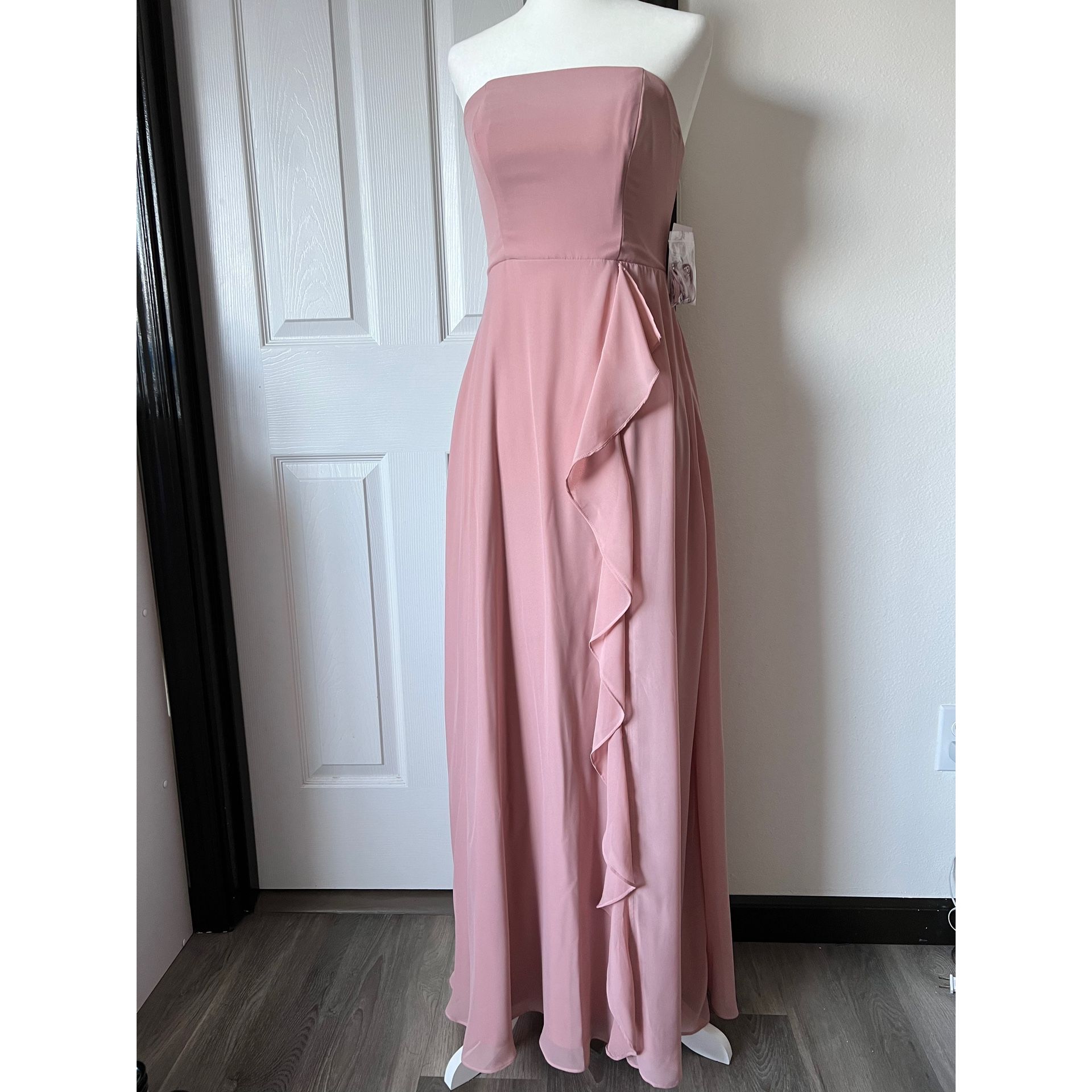Winnie Convertible Dress Chiffon Dusty Rose
