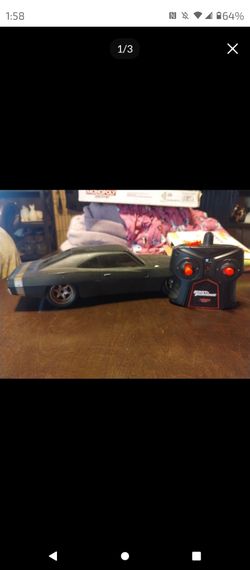 Jada Toys Fast & Furious 1:16 scale radio-controlled 1970 Dodge Charger.