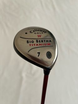 Callaway Big Bertha Titanium 7 wood right hand regular flex