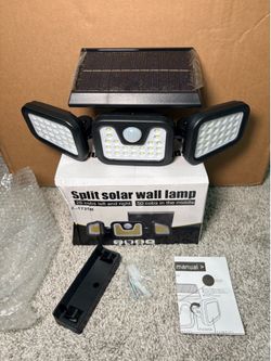 New split solar wall lamp