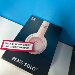 APPLE BEATS By Dr Solo 3 Wireless Headphones PAY $1 To Take It Home - Pay the rest later -